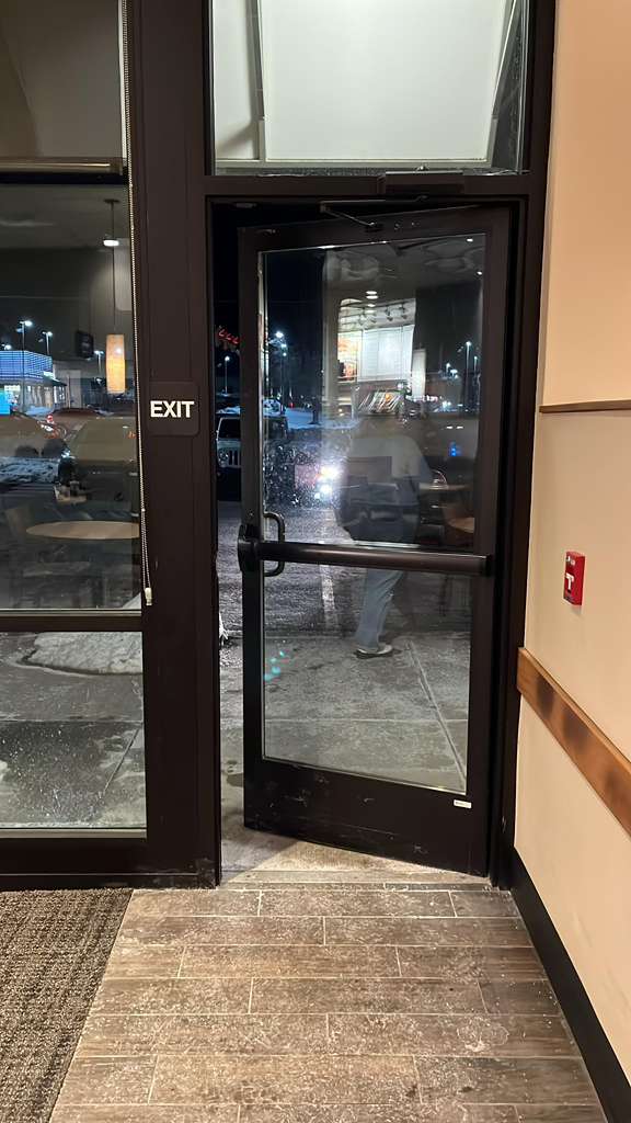 Storefront glass replacement Baltimore commercial.